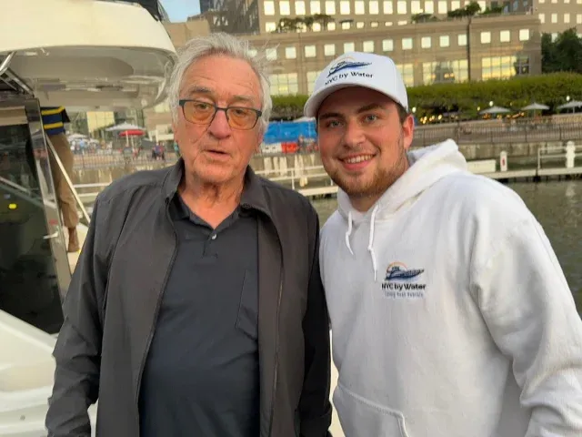 It was a real pleasure hosting Robert De Niro aboard our 52 foot “One & Only” yacht the past few days. Mr. De Niro was shooting an upcoming film and we are thrilled to have been chosen to be a part of it.